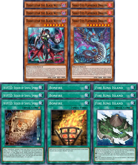 Fire King Snake-Eyes Deck Core