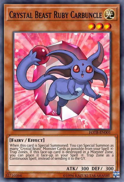 (QCSR) Crystal Beast Ruby Carbuncle MP24-EN020  - Ships 9/20