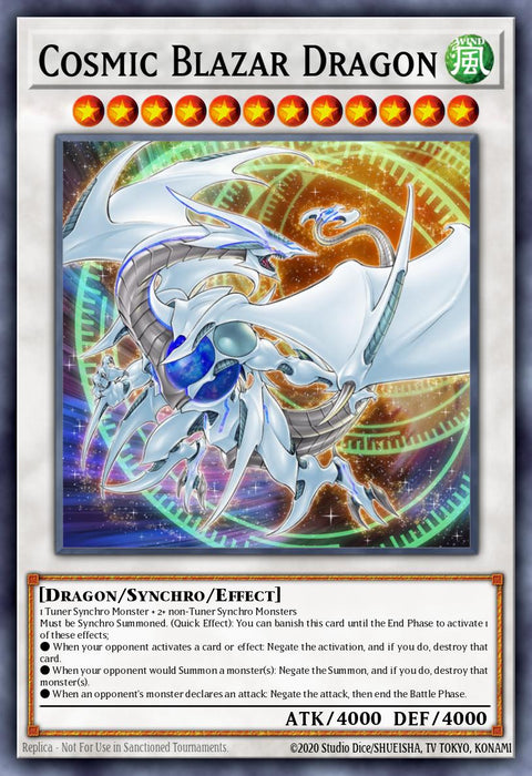 (QCSR) Cosmic Blazar Dragon MP24-EN029  - Ships 9/20