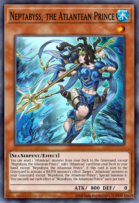 (PCR) Neptabyss, the Atlantean Prince RA03-EN013 - Ships 11/8