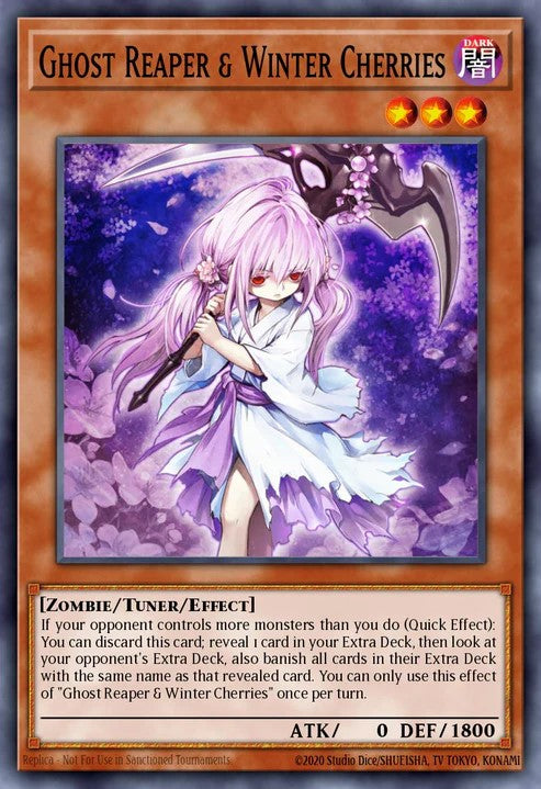 (PCR) Ghost Reaper & Winter Cherries (Alternate Art) RA03-EN014 - Ships 11/8