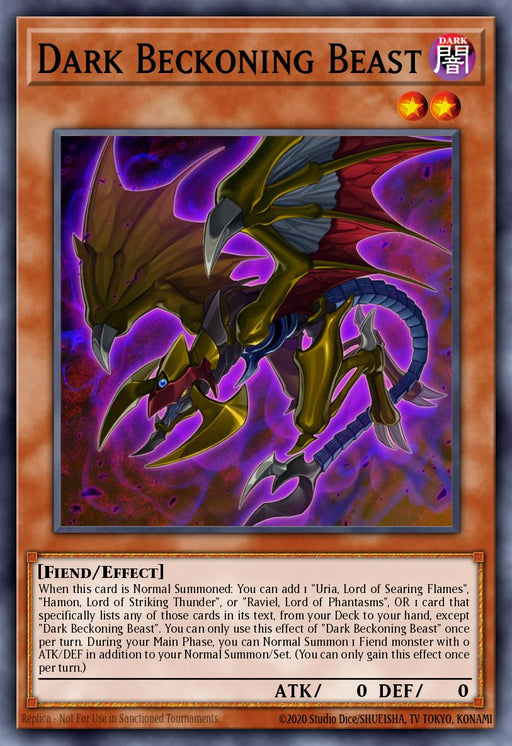 (PCR) Dark Beckoning Beast RA03-EN027 - Ships 11/8