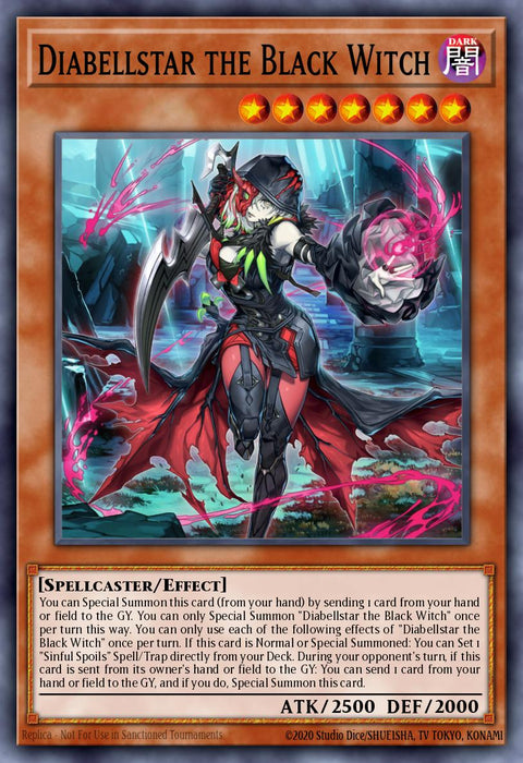 (PCR) Diabellstar the Black Witch RA03-EN032 - Ships 11/8