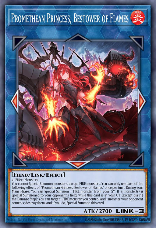 (PCR) Promethean Princess, Bestower of Flames RA03-EN050 - Ships 11/8