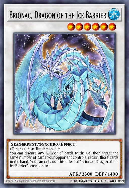 (N-PSCR) Brionac, Dragon of the Ice Barrier NRA03-EN227 - Ships 11/8