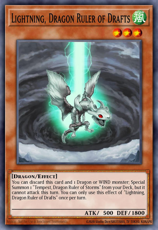 (N-PSCR) Lightning, Dragon Ruler of Drafts NRA03-EN255 - Ships 11/8