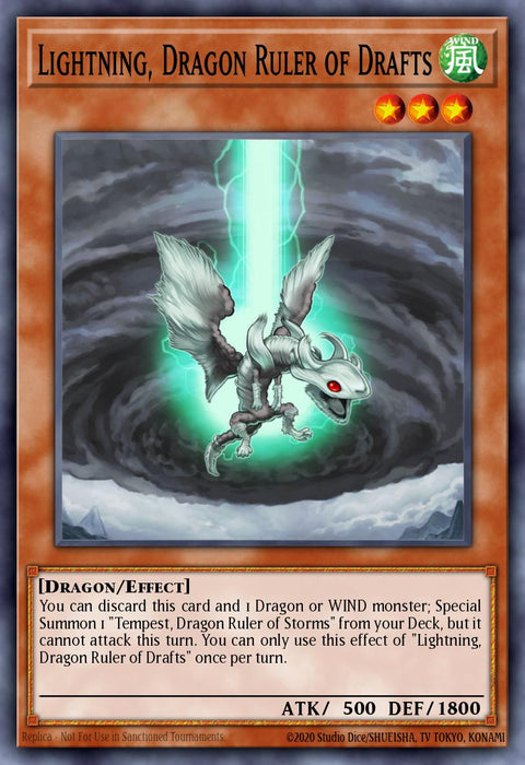 (N-QCSR) Lightning, Dragon Ruler of Drafts NRA03-EN255 - Ships 11/8