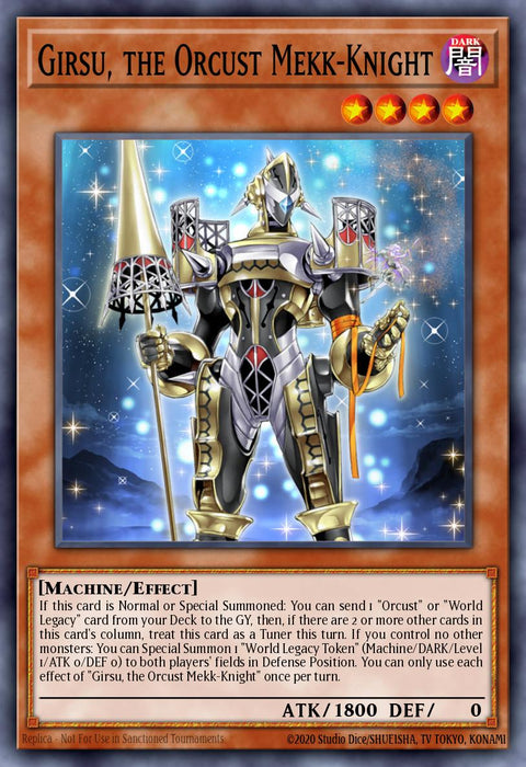 (QCSR) Girsu, the Orcust Mekk-Knight RA03-EN026 - Ships 11/8