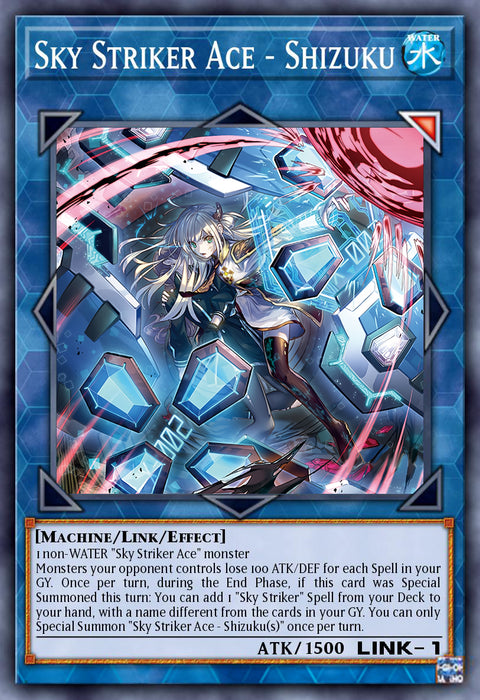 (QCSR) Sky Striker Ace - Shizuku (Alternate Art) RA03-EN043A - Ships 11/8