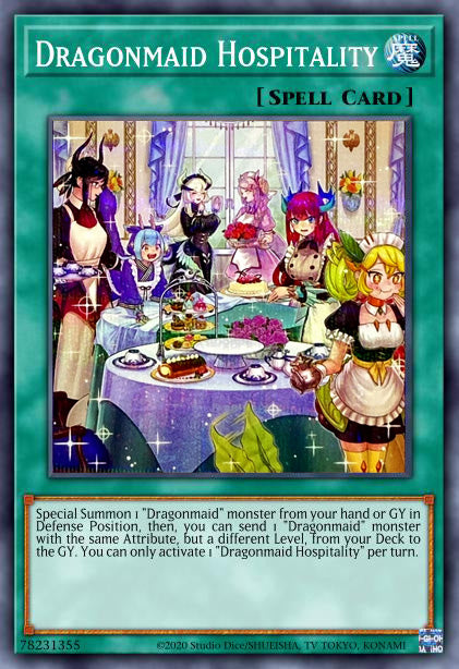 (QCSR) Dragonmaid Hospitality (Alternate Art) RA03-EN068A - Ships 11/8