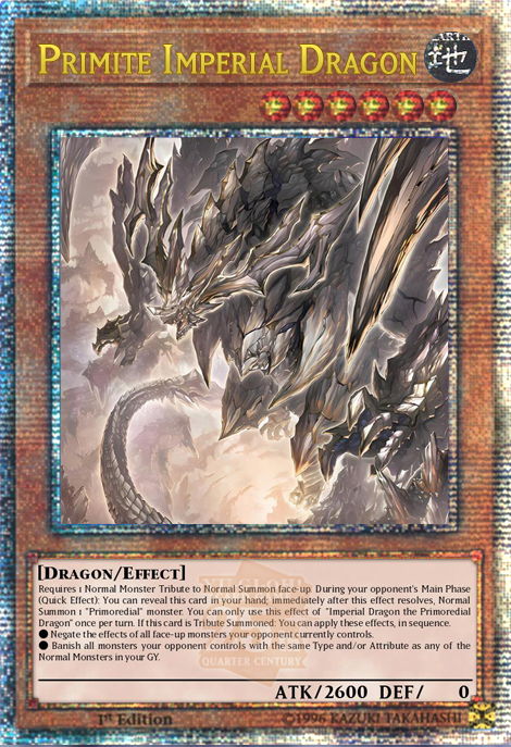 (QCSR) Primite Imperial Dragon ROTA-EN013QC  - Ships 10/11