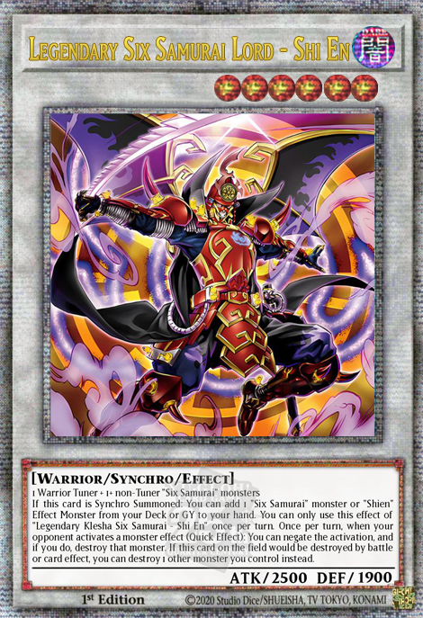 (QCSR) Legendary Lord Six Samurai - Shi En ROTA-EN039QC  - Ships 10/11