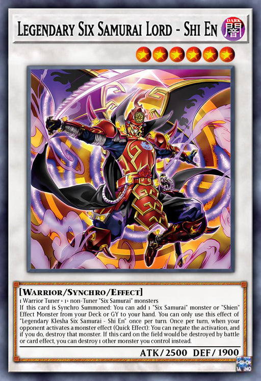 (UR) Legendary Lord Six Samurai - Shi En ROTA-EN039  - Ships 10/11