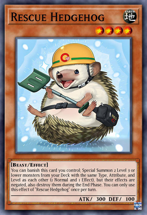 (SR) Rescue Hedgehog ROTA-EN097  - Ships 10/11