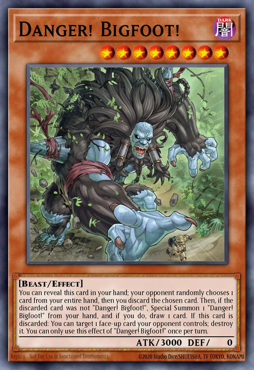 (SR) Danger! Bigfoot RA03-EN019 - Ships 11/8