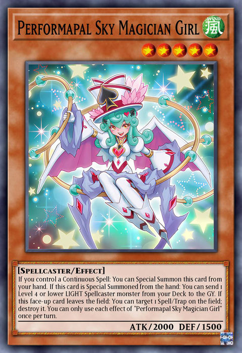 (SR) Performapal Sky Magician Girl SUDA-EN099  - Ships 1/24