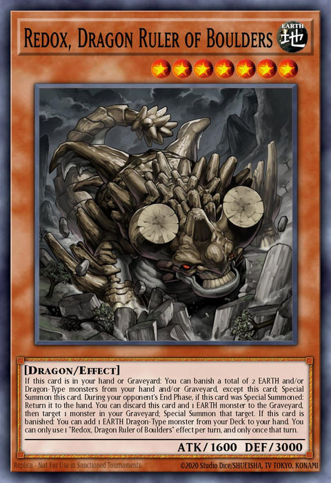 (UR) Redox, Dragon Ruler of Boulders RA03-EN008 - Ships 11/8