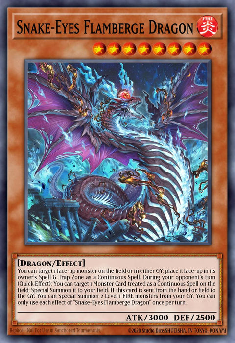 (UR) Snake-Eyes Flamberge Dragon RA03-EN033 - Ships 11/8