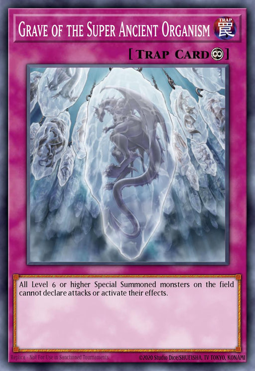 (UR) Grave of the Super Ancient Organism RA03-EN077 - Ships 11/8